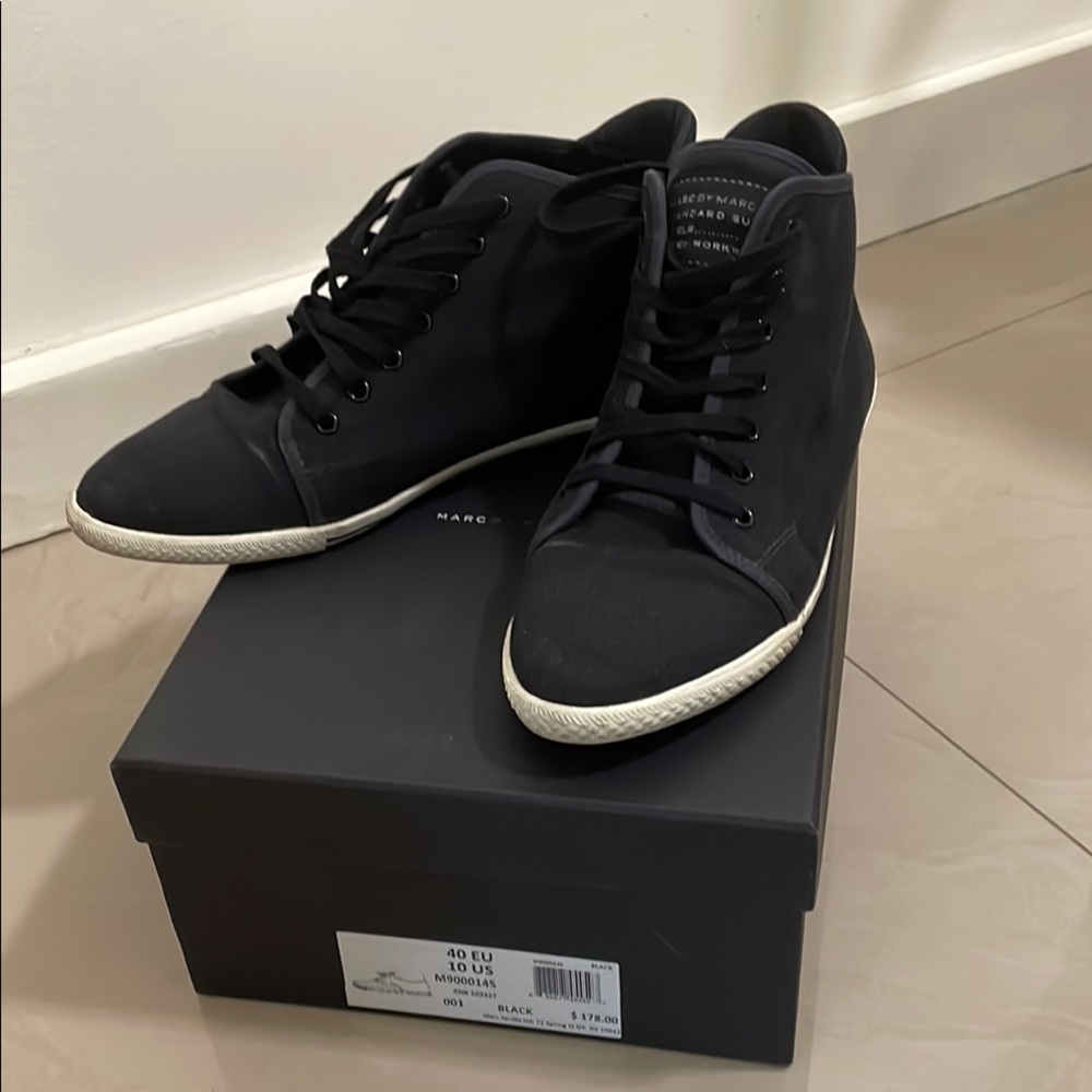 Marc Jacobs Black High-Top Sneakers
